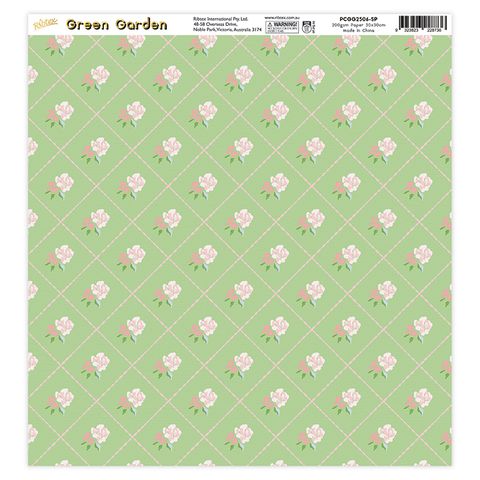 GREEN GARDEN LOOSE PAPER 06