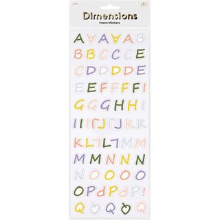 DIMENSIONS GREEN GARDN FOAM BASIC ALPHBT