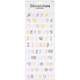 DIMENSIONS GREEN GARDN FOAM SCRPT ALPHBT