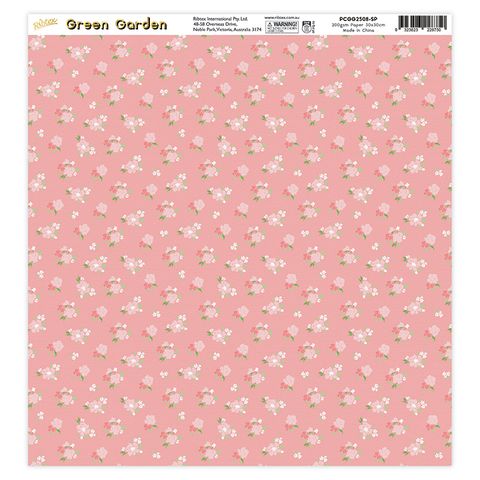 GREEN GARDEN LOOSE PAPER 08