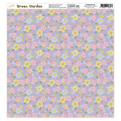 GREEN GARDEN LOOSE PAPER 07