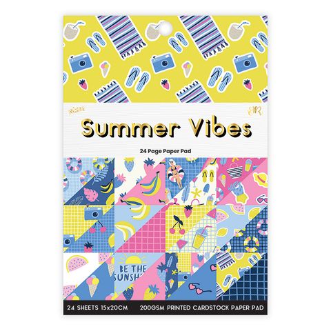 SUMMER VIBES 24 PAGE 6X8 PAPER PAD