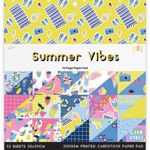 SUMMER VIBES 32 PAGE 12X12 PAPER PAD