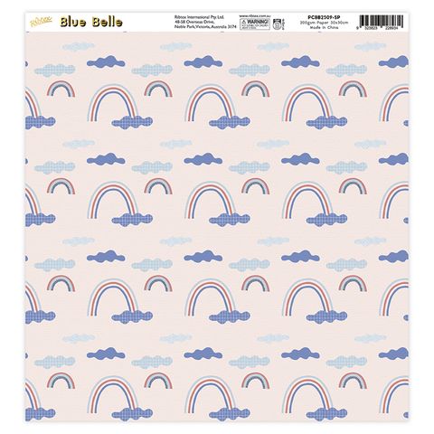 BLUE BELLE LOOSE PAPER 09