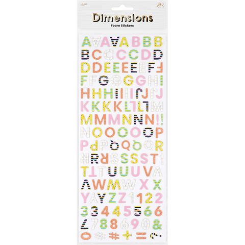 DIMENSIONS BLOOMING FUN FOAM ALPHABET