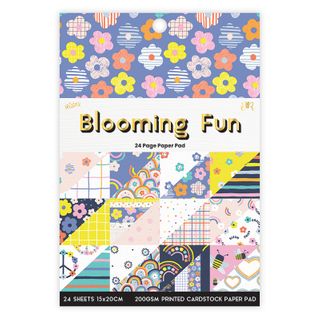 BLOOMING FUN 24 PAGE 6X8 PAPER PAD