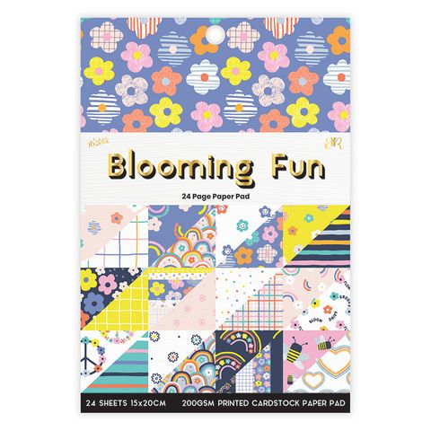 BLOOMING FUN 24 PAGE 6X8 PAPER PAD