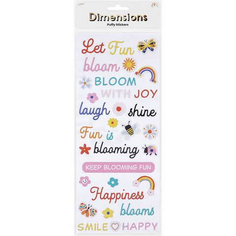 DIMENSIONS BLOOMING FUN PUFFY ALPHABET