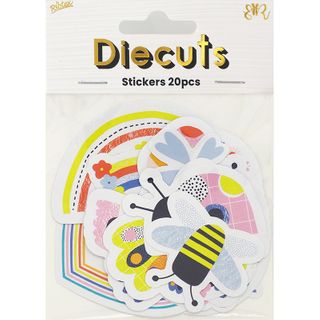 BLOOMING FUN DIE CUT STICKER PACK 20PCS