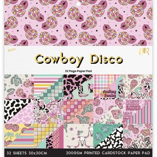 COWBOY DISCO 32 PAGE 12X12 PAPER PAD