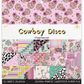 COWBOY DISCO 32 PAGE 12X12 PAPER PAD