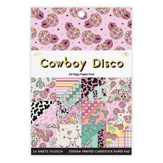 COWBOY DISCO 24 PAGE 6X8 PAPER PAD