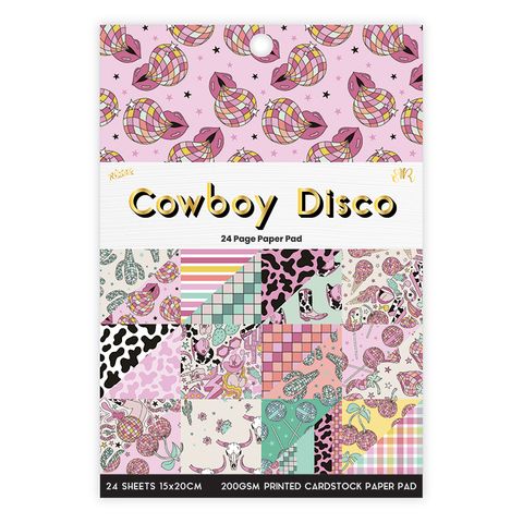 COWBOY DISCO 24 PAGE 6X8 PAPER PAD