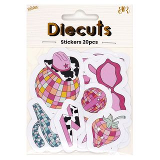 COWBOY DISCO DIE CUT STICKER PACK 20PCS