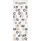 DIMENSIONS DECO MOON FOAM FOIL ALPHABET