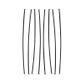 Head Pins 60mm Black 15Pcs