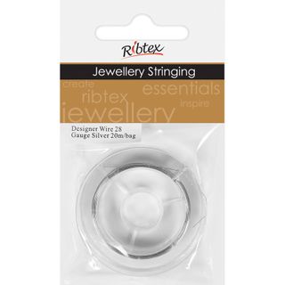 Designer Wire 28Gauge Silver 20m