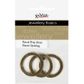 Ring 27mm Round Bronze 3Pcs