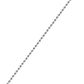 Chain Ball With Ends Silver 1m