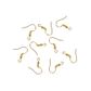 Earring Shepherd Hooks Gold 10Pcs