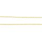 Chain Ball With Ends Gold 1m