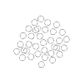 Jump Rings 7mm Silver 40Pcs