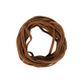 Faux Suede Thonging 2mm Dark Brown 4m