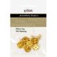 Ribbon Pin Gold 6 Sets