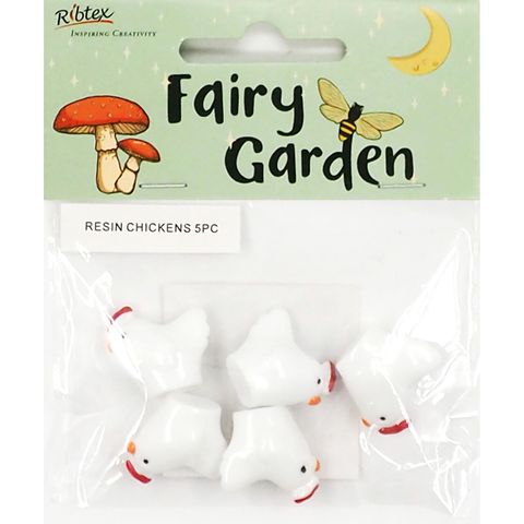FG RESIN CHICKENS 5PC