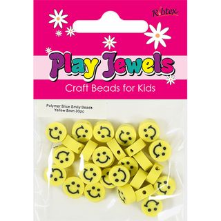 PJ PLYMR SLICE SMILY BEADS