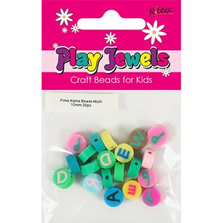 PJ FIMO ALPHA BEADS