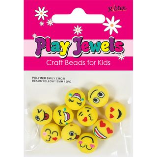 PJ PLYMR SMILY EMOJI BEADS