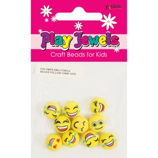 PJ PLYMR SMILY EMOJI BEADS