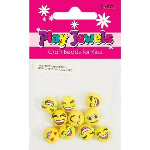 PJ PLYMR SMILY EMOJI BEADS