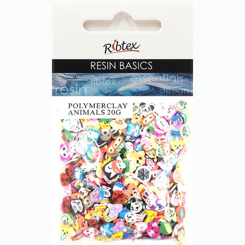 RESIN EMB POLYMER CLAY ANIMALS 20GM