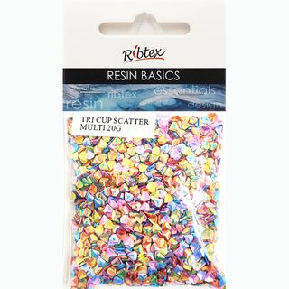 RESIN EMB TRI CUP SCATTER MULTI AB 20G