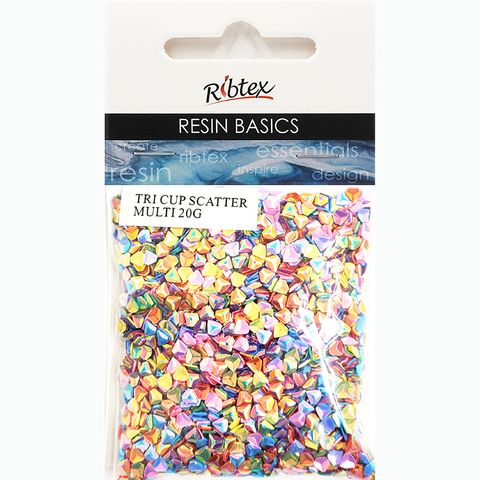 RESIN EMB TRI CUP SCATTER MULTI AB 20G
