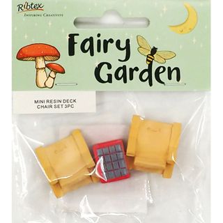 FG MINI RESIN DECK CHAIR SET 3PC