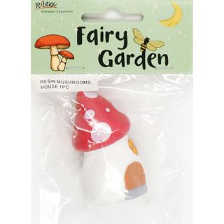 FG RESIN MUSHROOM HOUSE 1PC