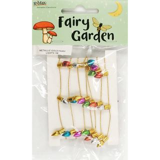 FG METALLIC GOLD FAIRY LIGHTS 1M