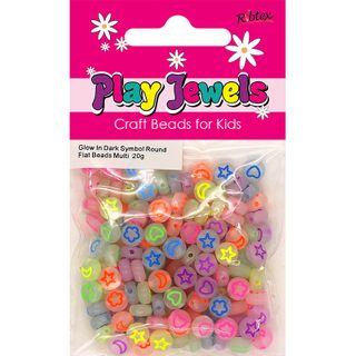 PJ SYMBOL BDS RND GLOW MULTI 5MM 20G