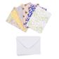 CARD PACK W ENVELOPES FLORAL 6PC