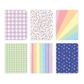 CARD PACK W ENVELOPES GEOMETRIC 6PC