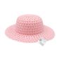 Easter Straw Bonnet 29.5cm Pink 1pc