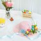 Easter Straw Bonnet 29.5cm Pink 1pc