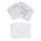 COLOUR IN CARDS W ENVELOPES THANKS 6PC