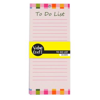 TO DO LIST GINGHAM 30 SHEETS