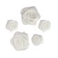 Flower Grub Rose Mixed White 18Pcs
