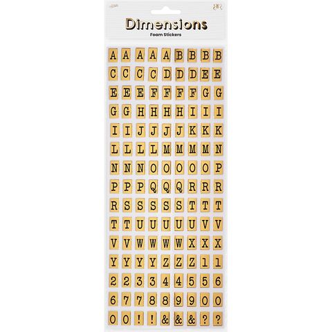 TYPEWRITER FOAM BLACK GOLD