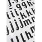 ALPHA NUMERICAL FOAM BLACK